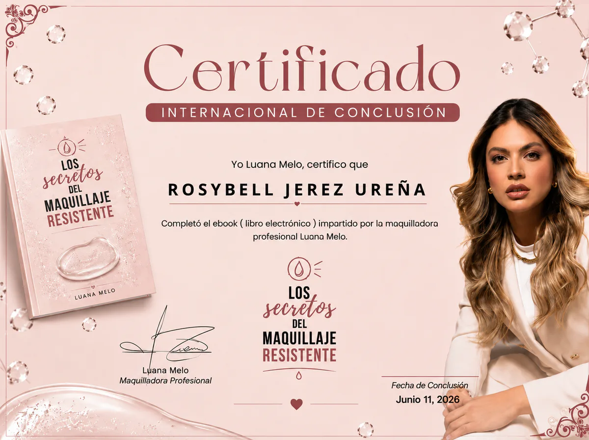 Vista previa de Los secretos del maquillaje resistente, documento emitido por Luana Melo